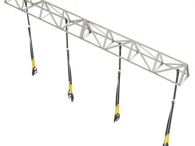 TRX Gym System Sport Farm 3D model