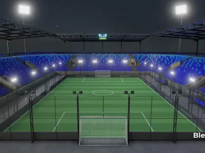 Mini Football Stadium 3D model