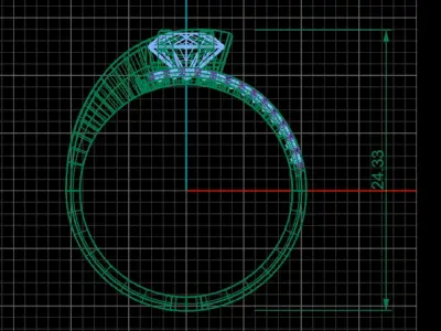 jewelry ring 156 3D print model
