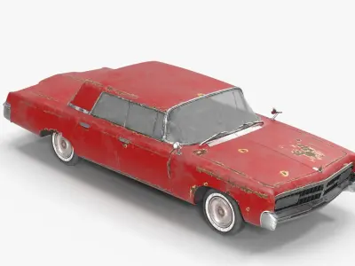 Chrysler Imperial rusty 3D model