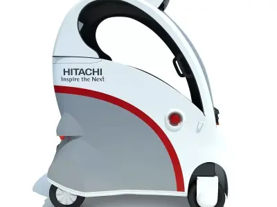 Hitachi Ropits Robot Car 3D model