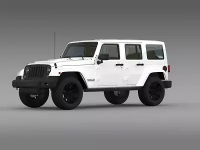 Jeep Wrangler Unlimited Rubicon X 2014 3D model