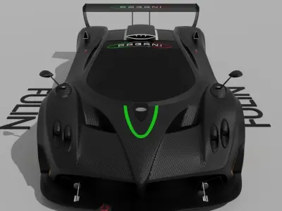 Pagani Zonda R 3D model