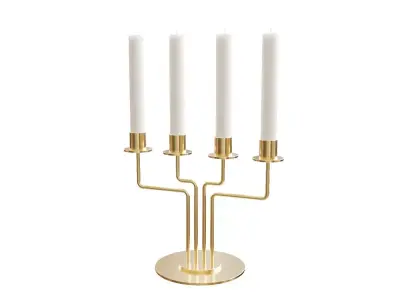 Contemporary Candle Holder Free 3D model