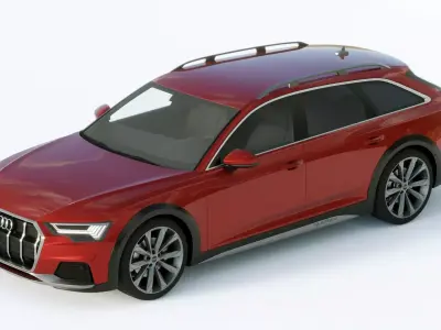 Audi A6 Avant Allroad 2019 3D model