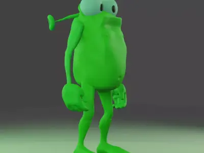 FROG 3D Low-poly 3D model