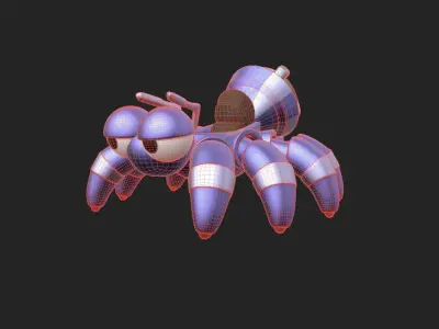 GunBound Aduka Low-poly 3D model