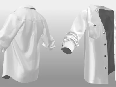 Open Shirt vol 02 Urban Collection 3D model