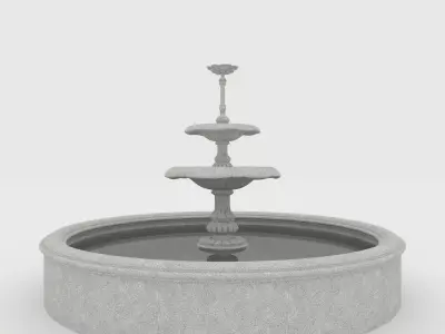 Classic Fountain 2 3D model