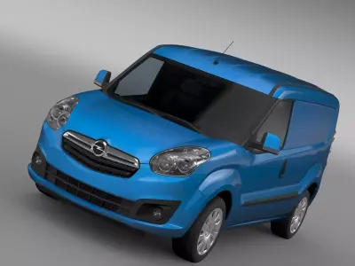 Opel Combo SWB Cargo 2015 D 3D model