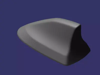 Antenna shark fin  Free 3D print model