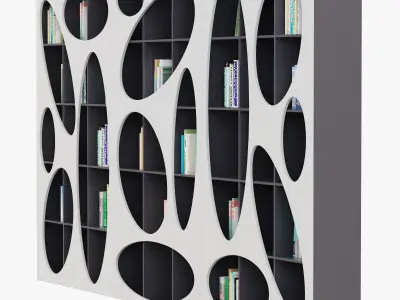 Roche Bobois denia bookcase 3D model