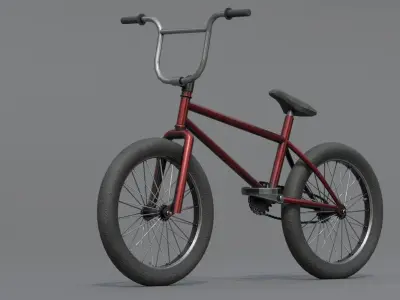 BMX Bicycle 3D model by mickeyf