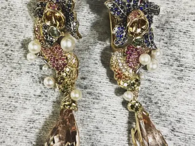 Rich Earrings 3D print model