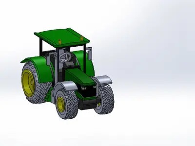 Jondere tractor 3D print model