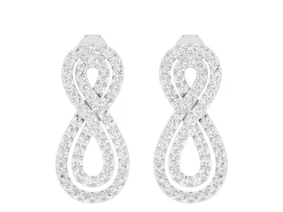 Women Earrings - 140457 3D print model