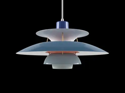 PH 5 Lamp - 8 Colors with IES - Louis Poulsen  - 3D Model 3D model