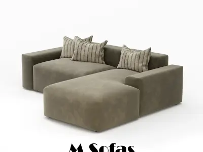 Zeus Corner Sofa  3D model