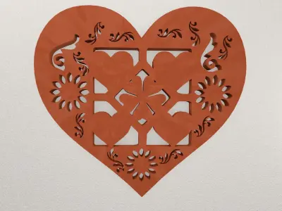 13 Wall Decoration WARAJ Set1 Sculpture 3D Model Collection