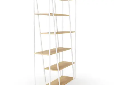 Albi Freestanding Bookcase 3D model