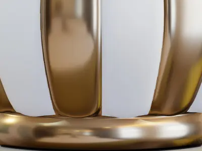 Vase11 gold vase 3D model
