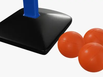 Basketball play Set 3D model