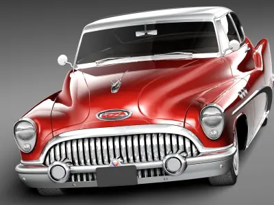 Buick Super Riviera Coupe 1953 3D model