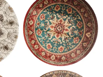 Round carpet 31 3D model