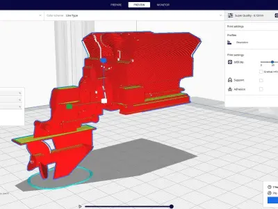 INBOARD ENGINE FOR YACHT OR BOAT 3D print model