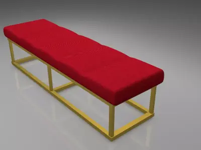 Bench 3D model get