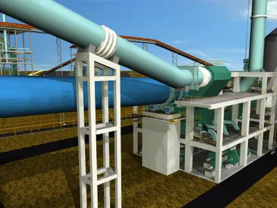 Kiln Hot Air Duct Free 3D model