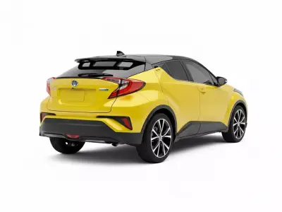 Toyota CH 2024 Concept Low-poly 3D model