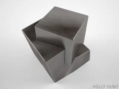 Holly Hunt Pyrite side table 3D model