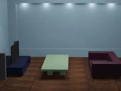 House layout 3D model
