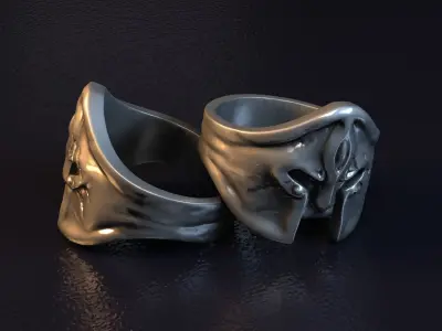 fashion ring A003 3D print model