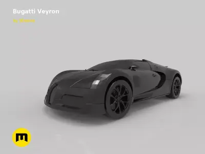 Bugatti Veyron 3D print model