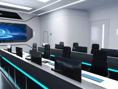 control room 06 3D model