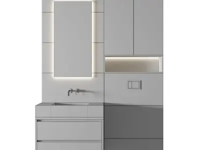 Luxury Bathroom 193 3D model