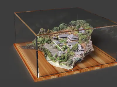 Chinese ancient house   3D model get