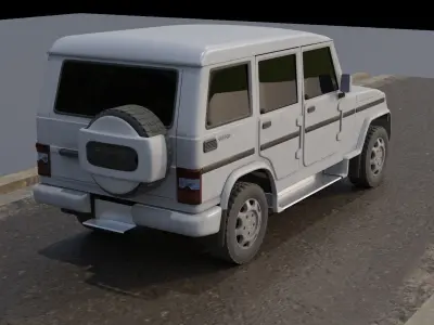OLD MAHINDRA BOLERO 3D MODEL 3D model