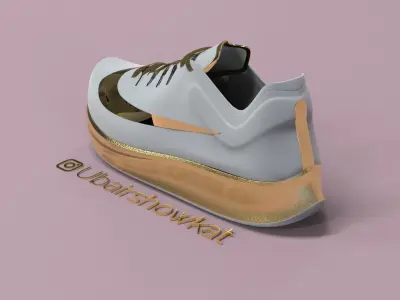 Nike Air Gold 2021 Low-poly 3D model