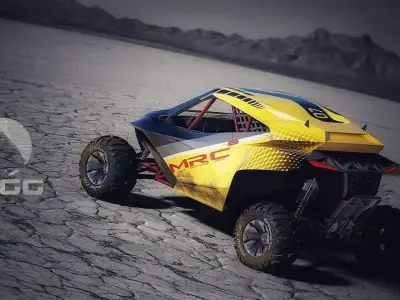 UTV CONCEPT Low-poly 3D model