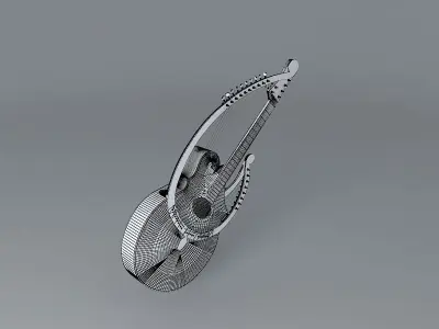 Lyra Harp Guitar Free 3D model