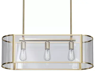 Trough Chandelier 3D model