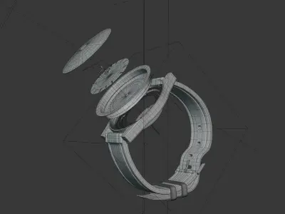 Sport Watches Male Clock 3D model