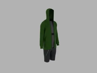 Sport Suit Low-poly 3D model 58