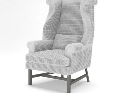 WING CHAIR 3D model
