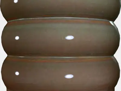 HASSELBUKETT Plant pot Low-poly 3D model