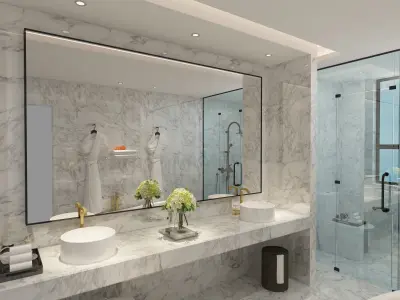 Modern Bathroom 3D model buy