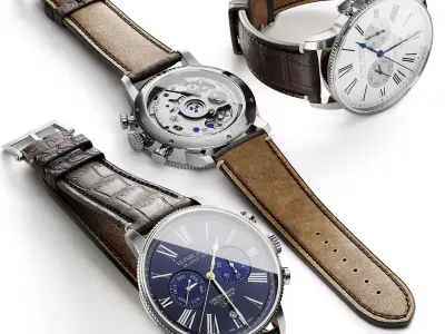 Watch Ulysse Nardin Torpilleur 3D model